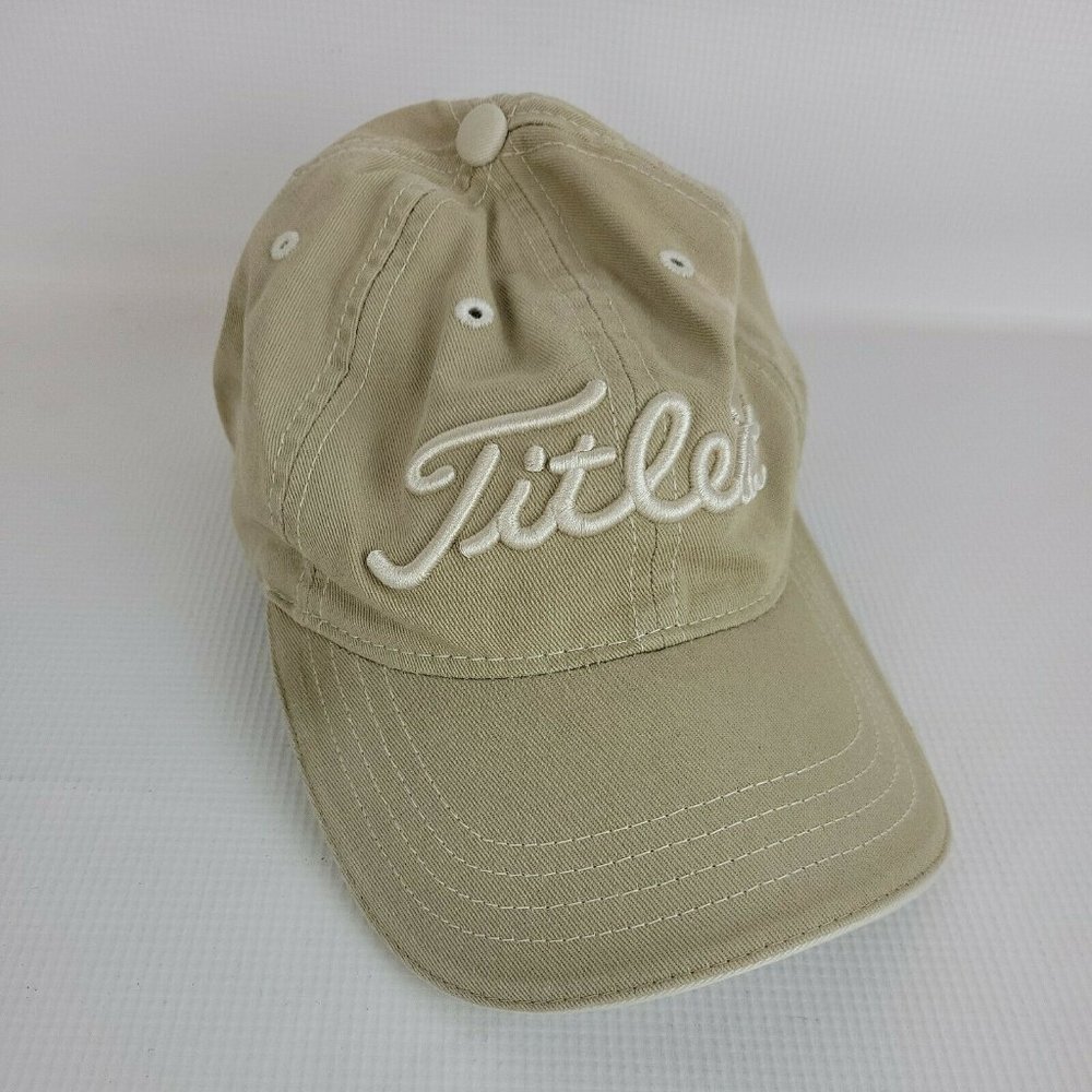 Titleist Hat Adjustable Tan Golf Cap H008